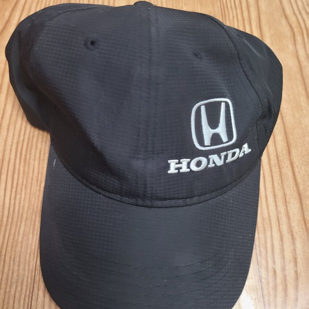 Honda black strapback hat (AS IS)
